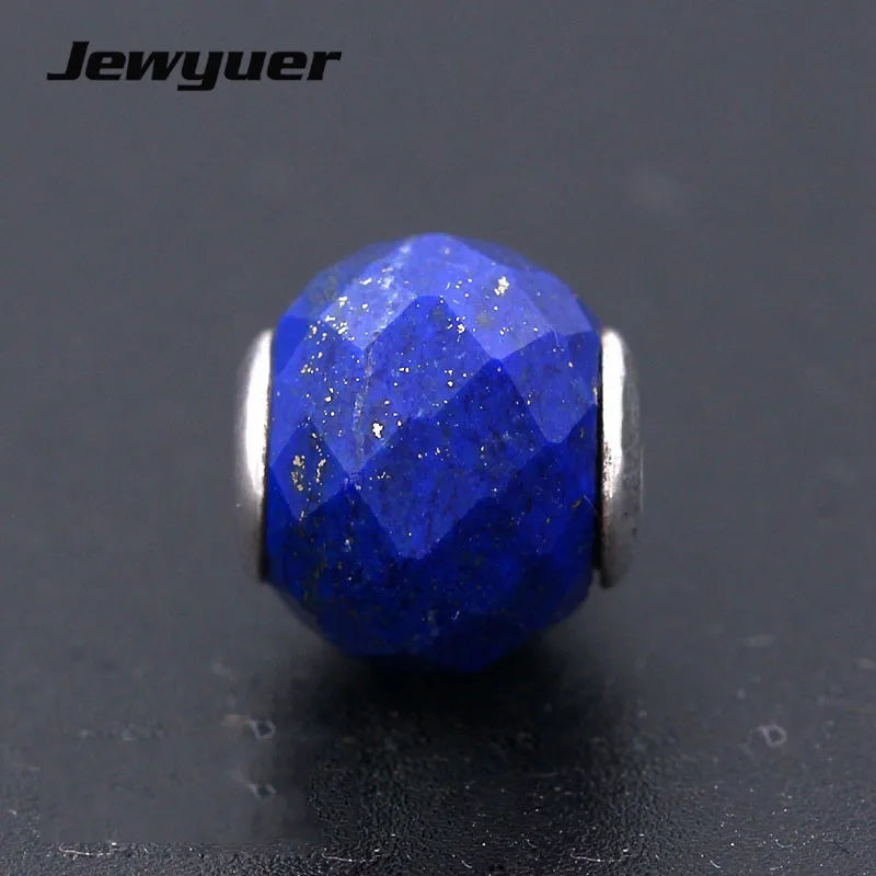 925 Silver PEACE Charms Beads for Thin Bracelets DIY