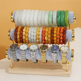 3-layer Wooden Base Bracelet Display Stand