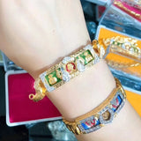 Retro Buddha Bracelet Ethnic Style Jewelry
