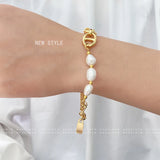 Minimalis Natural Freshwater Pearl Bracelet for Women Wedding Gift