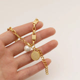 Minimalist Metal Bracelet Jewelry For Women Wedding Party Gift