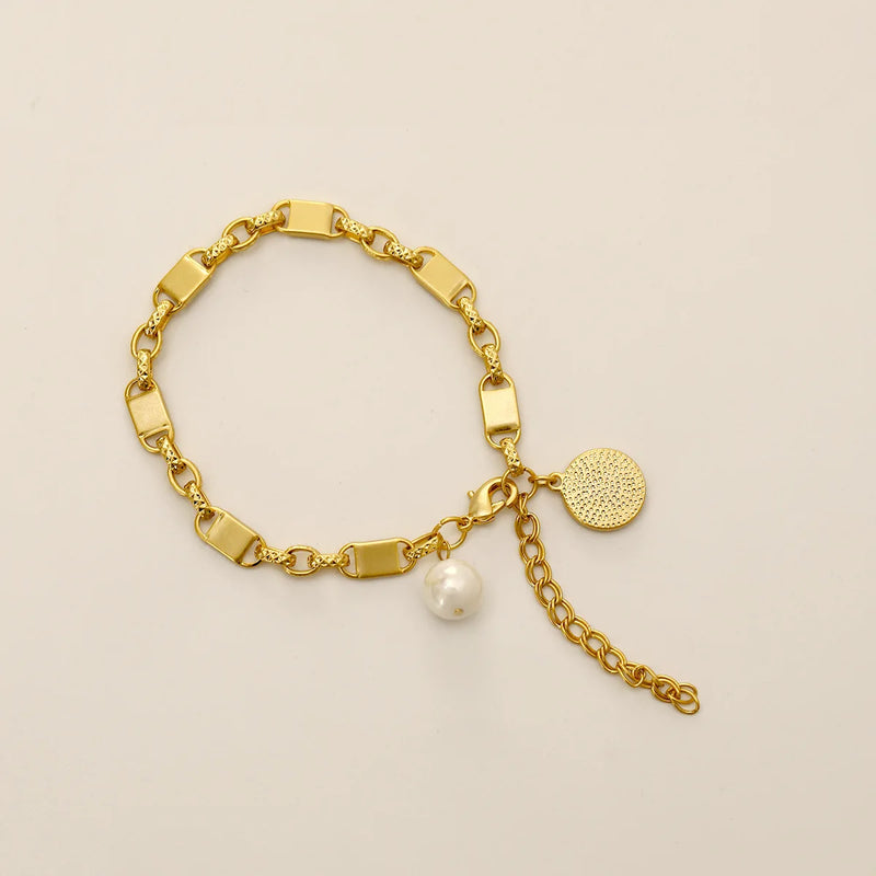Minimalist Metal Bracelet Jewelry For Women Wedding Party Gift