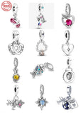 925 Silver Bracelet Bead Pendant Dangle Charms Women Jewelry Gift