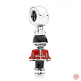 European Soldier Pendant Dangle Charms for Sterling Silver 925 Bracelet