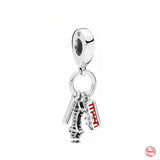 European Soldier Pendant Dangle Charms for Sterling Silver 925 Bracelet