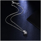Crystal from Austrian Crown Necklace Flashing For Woman Christmas