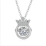 Crystal from Austrian Crown Necklace Flashing For Woman Christmas