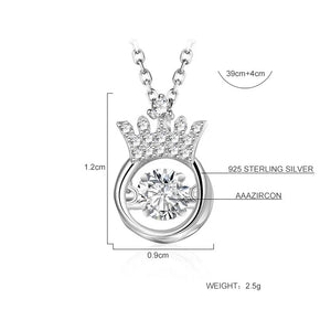 Crystal from Austrian Crown Necklace Flashing For Woman Christmas