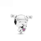 925 Silver Skating Owl Boy Girl Bella Diy Bead Charms Bracelet