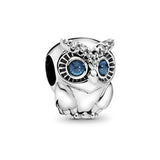 925 Silver Skating Owl Boy Girl Bella Diy Bead Charms Bracelet