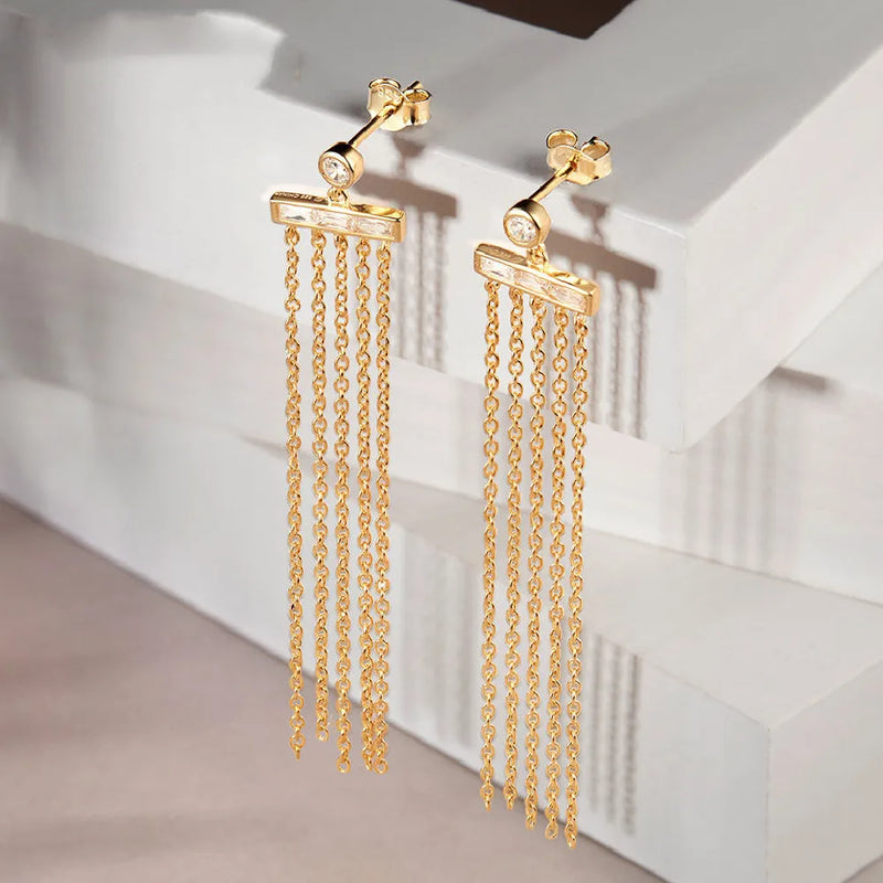 High-End Tassel Earrings, Long and Personality Earrings
