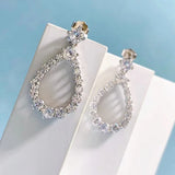 Pear Shaped Drop Earrings Women's Fashion Jewelry