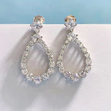 Pear Shaped Drop Earrings Women's Fashion Jewelry