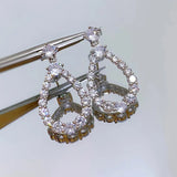 Pear Shaped Drop Earrings Women's Fashion Jewelry