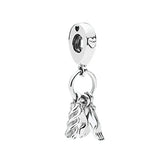 European Castle Family Spoon Pot Love Girl Boy Pendant Beads Charms