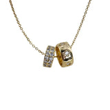 European Classic Geometric Buckle Necklace for Women