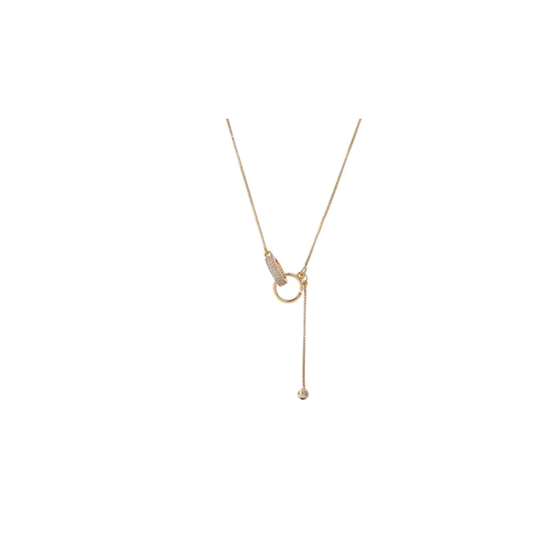 European High Copper Zircon Necklace Gift Wedding Jewelry