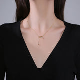 European High Copper Zircon Necklace Gift Wedding Jewelry
