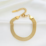 European Titanium Steel Mesh Bracelet Women Jewelry