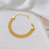 European Titanium Steel Mesh Bracelet Women Jewelry