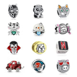 Sterling Silver European Charm Bracelet for Women