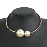 European Pearl Choker Necklace for Women