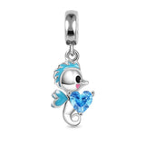 European Pendant Christmas Snowflake Flag Globe DIY Fine Beads Charms