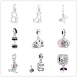 European Pendant Dog Cat Butterfly House DIY Beads for 925 Bracelet