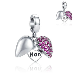 Heart Sister Pendant Bead for Panodra Bracelet