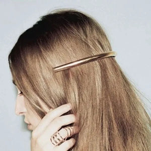 European Style Hair Clip Metal Bend Barrettes