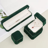 Green Flannel Jewelry Packaging Bulk Case