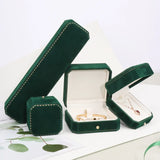 Green Flannel Jewelry Packaging Bulk Case