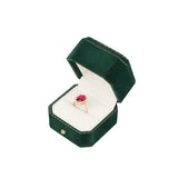 Green Flannel Jewelry Packaging Bulk Case