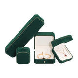 Green Flannel Jewelry Packaging Bulk Case