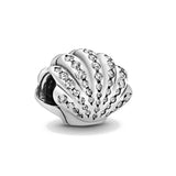 European Pave Shell Heart Diy Bead for Panodra Bracelet