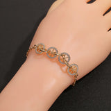 Zircon Round Bracelet Women's Charm Anniversary Gift