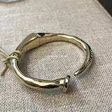 Electroplating 925 Silver 14K Bracelet Opening Adjustable Jewelry