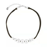 925 Silver Rope Chain Charm Beads Necklace Holiday Jewelry Gift