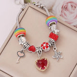 European and American Panjia Bracelet DIY Love Crystal Jewelry