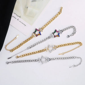 Star Diamond Bracelet - All-Match Star Jewelry