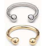 925 Silver 14K & Silver Bracelet European American Original Electroplating
