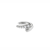 Painless Adjustable Zircon Ear Clip