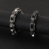 Retro Totem Punk Men's Titanium Steel Bracelet