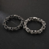 Retro Totem Punk Men's Titanium Steel Bracelet