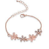 Flower Cat's Eye Bracelet Jewelry for Women Gifts