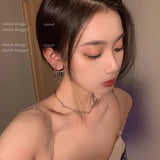 European/American Wave Pattern Necklace Clavicle Chain