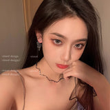 European/American Wave Pattern Necklace Clavicle Chain