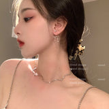 European/American Wave Pattern Necklace Clavicle Chain