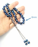 Evil Eye Plastic Prayer Beads 33 Beads Sibha - Tesbih - Tasbih