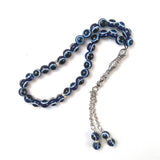Evil Eye Plastic Prayer Beads 33 Beads Sibha - Tesbih - Tasbih
